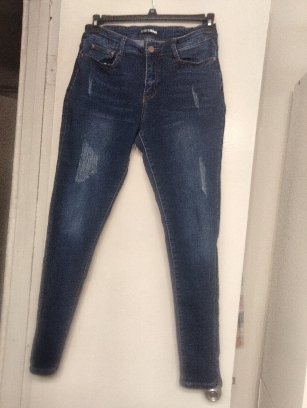 Fashion Nova Skinny Fit, Dark Indigo High-Rise Jeans